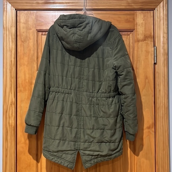 Old Navy Green Hooded Jacket Girl's Extra Large - Picture 2 of 9